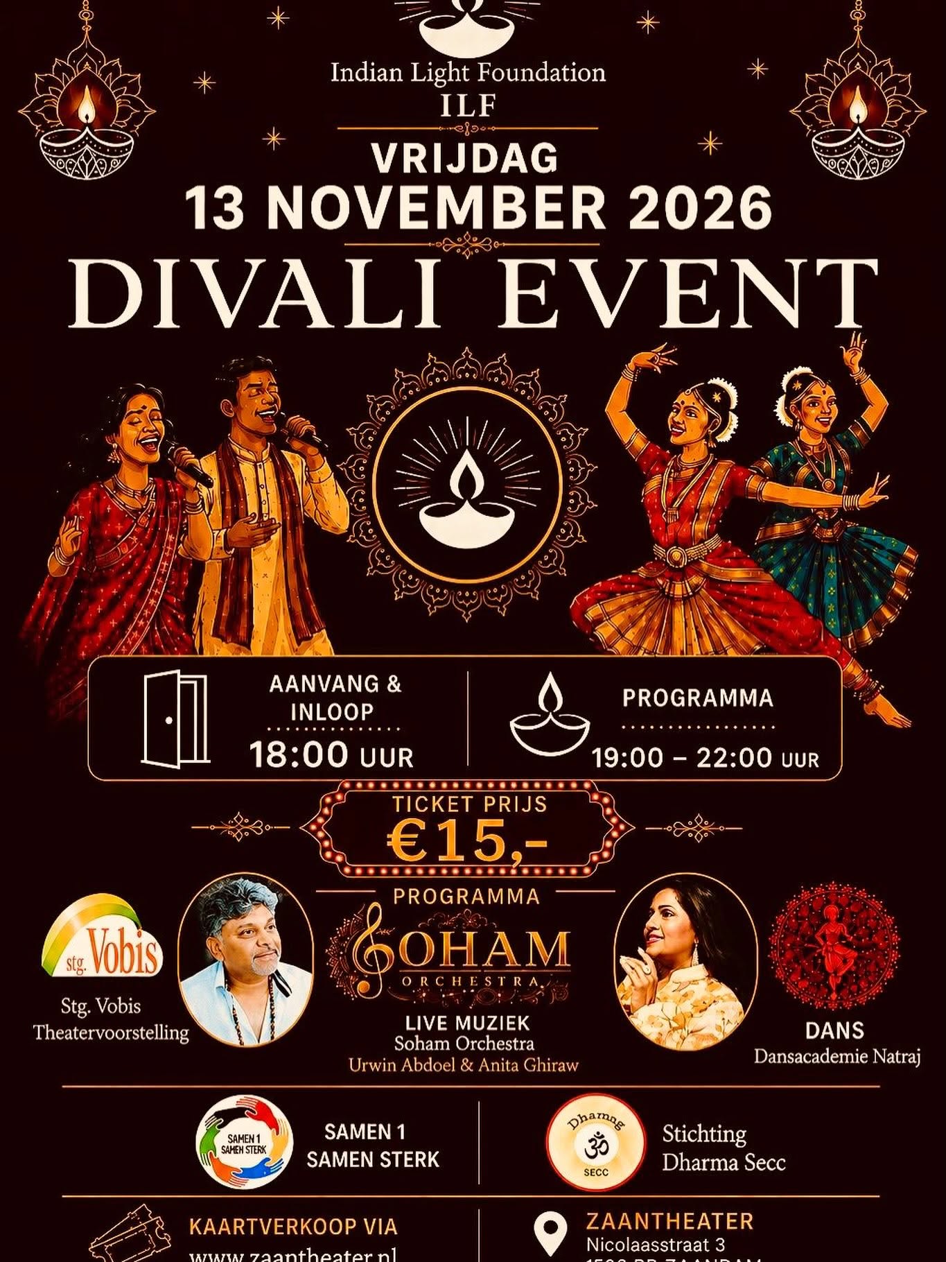 Volledige flyer ILF Divali Event